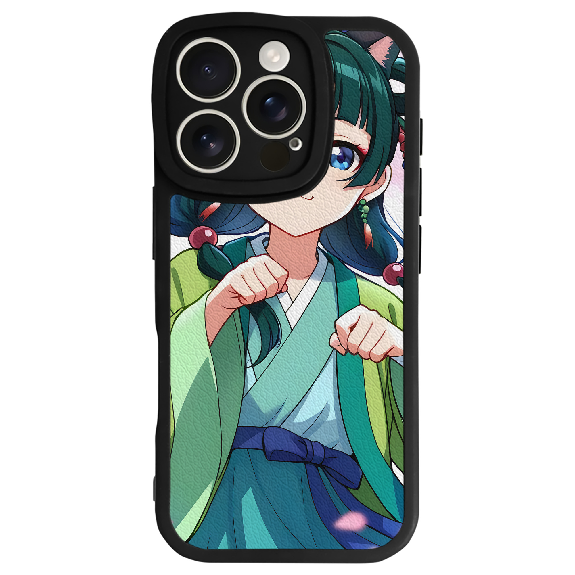 （画像用） 薬屋のひとりごと The Apothecary Diaries 【iPhone 16シリーズ対応】シリコンスマホケース（レザー調） 材質：シリコン